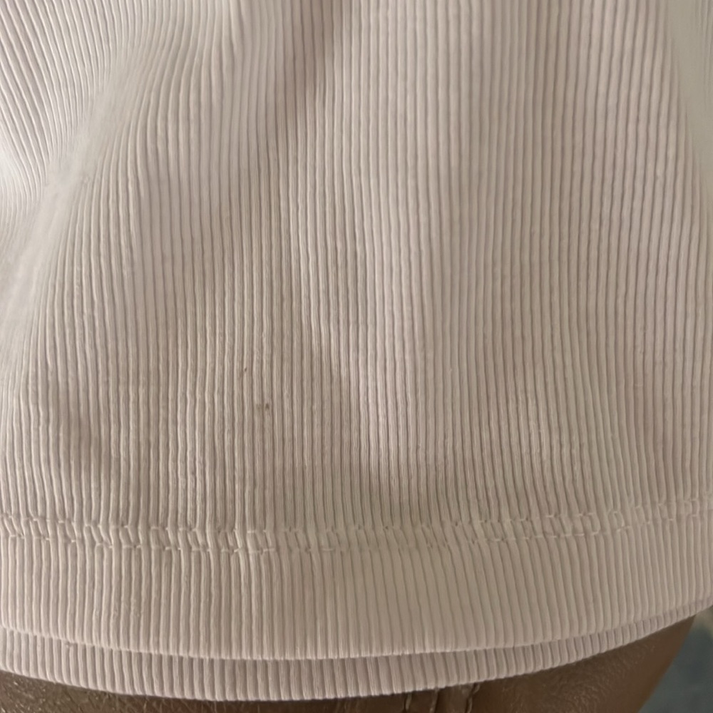 Madewell White Crew Neck Short Sleeve Tee - Picture 4 of 5